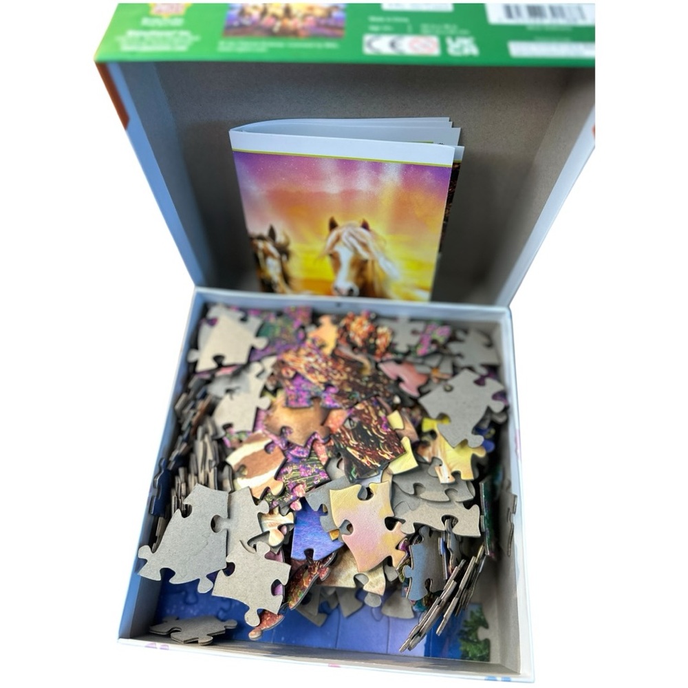 Glow in the Dark - Wild Stallions 300 Piece EZ Grip Puzzle - Kids Puzzle - Picture 2 of 5